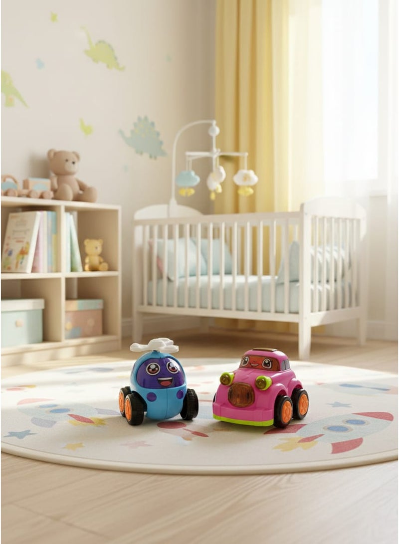 ألعاب سيارات سحب للخلف للأطفال – مجموعة 2 قطعة - Image 1